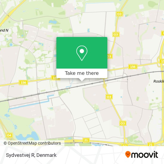 Sydvestvej R map