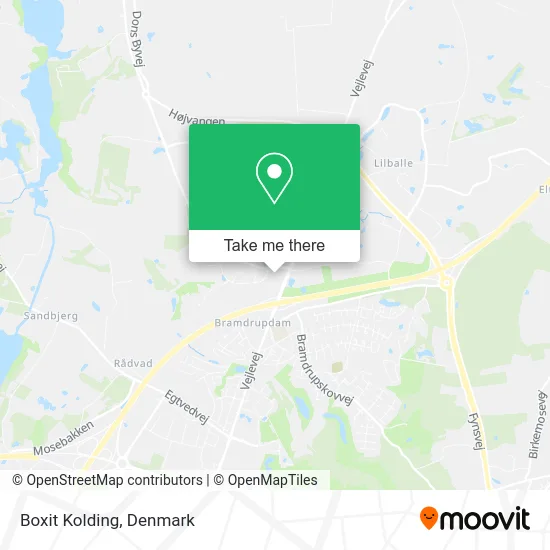 Boxit Kolding map