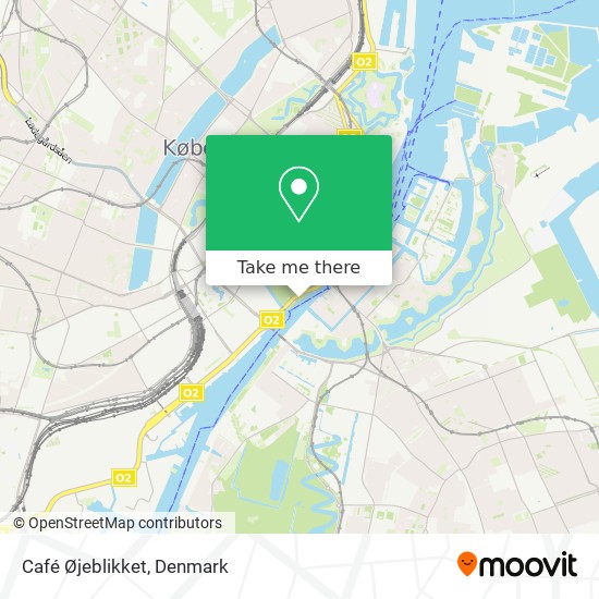 Café Øjeblikket map