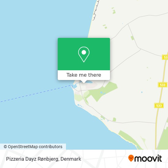 Pizzeria Dayz Rønbjerg map