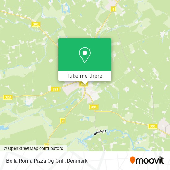 Bella Roma Pizza Og Grill map