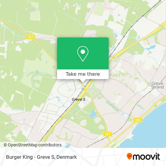 Burger King - Greve S map