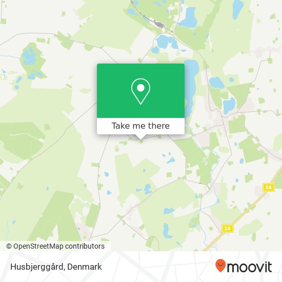 Husbjerggård map