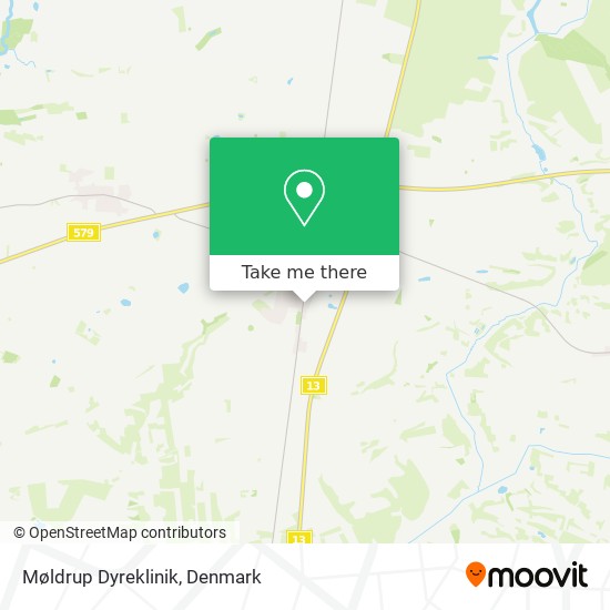 Møldrup Dyreklinik map