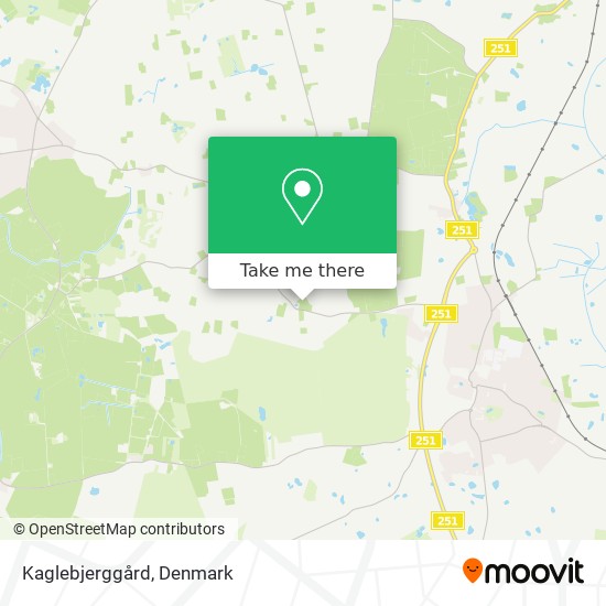 Kaglebjerggård map