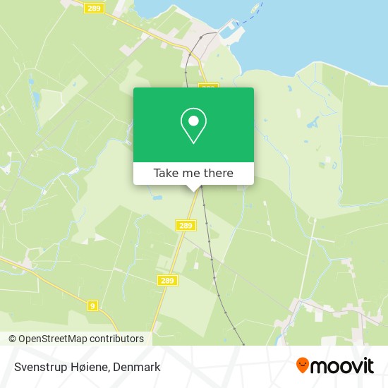 Svenstrup Høiene map