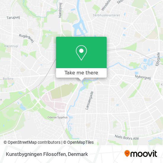 Kunstbygningen Filosoffen map
