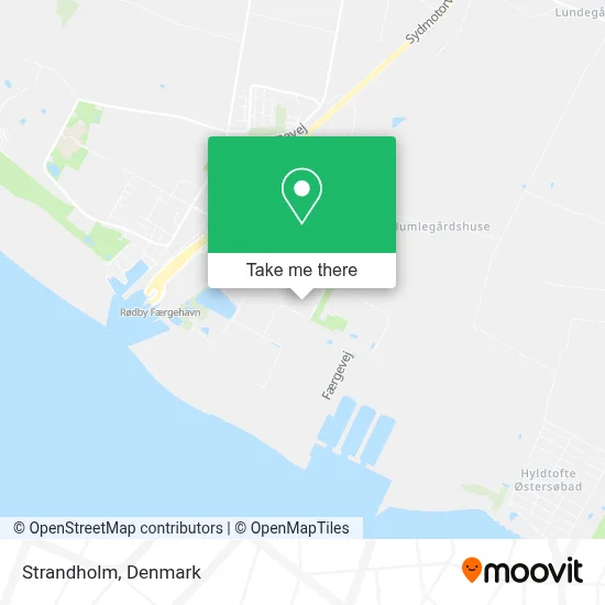 Strandholm map