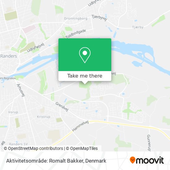 Aktivitetsområde: Romalt Bakker map