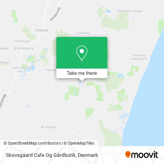 Skovsgaard Cafe Og Gårdbutik map