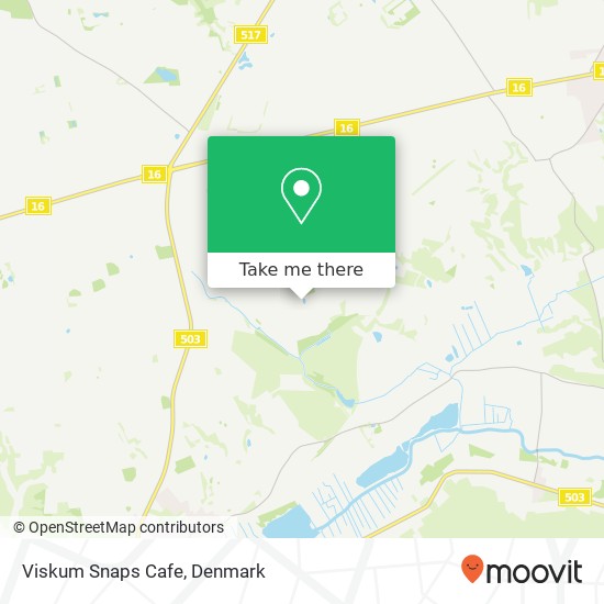 Viskum Snaps Cafe map