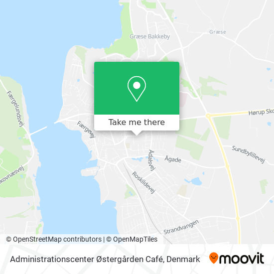 Administrationscenter Østergården Café map