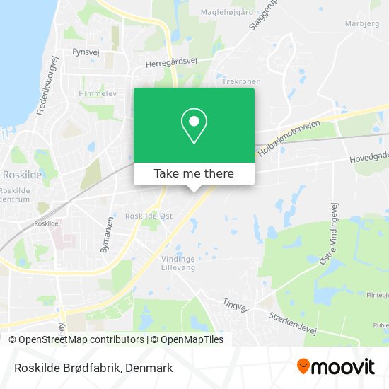 Roskilde Brødfabrik map