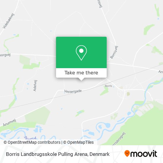 Borris Landbrugsskole Pulling Arena map