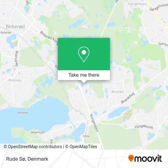 Rude Sø map