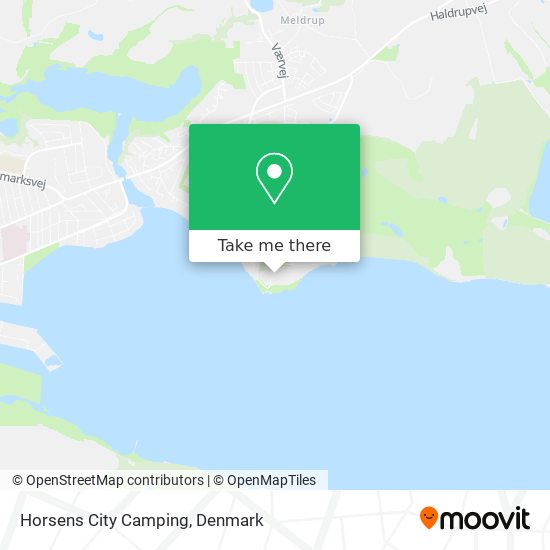 Horsens City Camping map