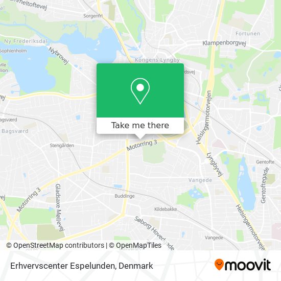 Erhvervscenter Espelunden map