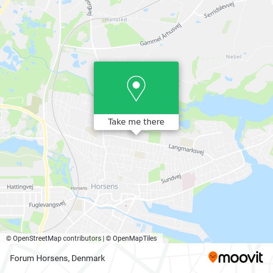 Forum Horsens map