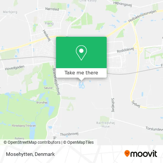 Mosehytten map