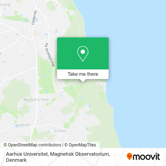 Aarhus Universitet, Magnetisk Observatorium map