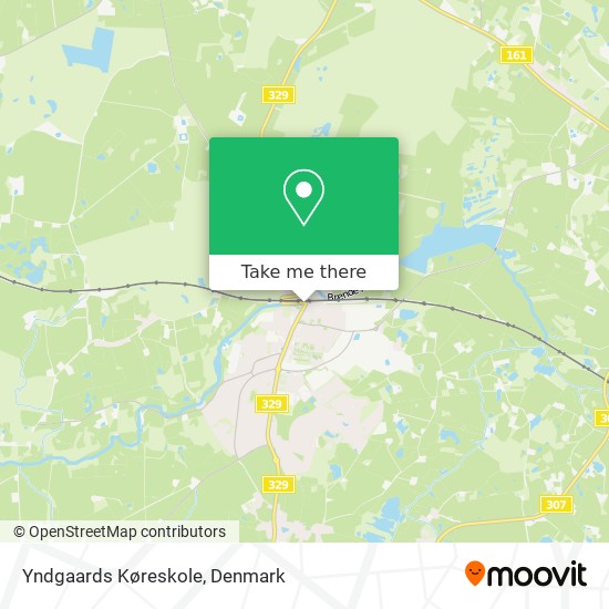 Yndgaards Køreskole map
