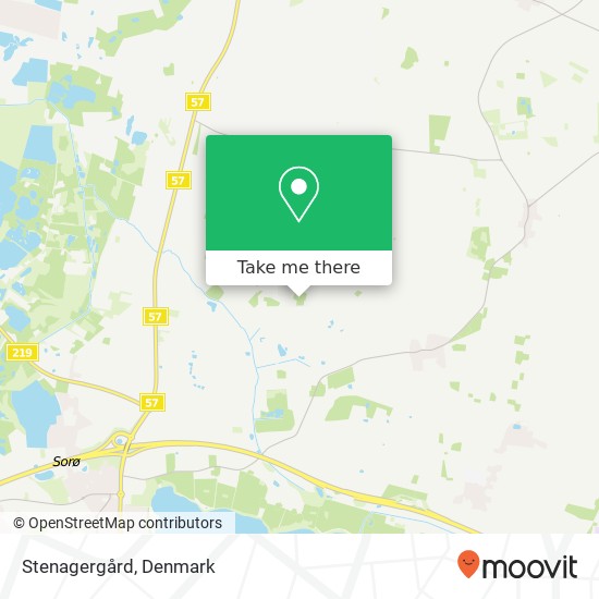Stenagergård map