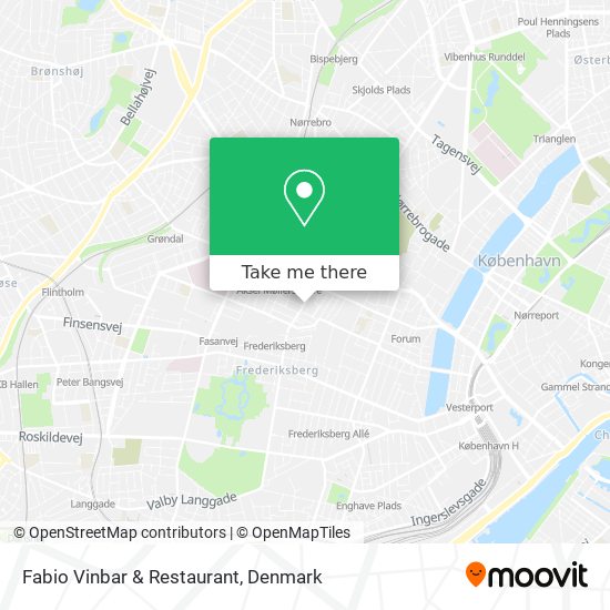 Fabio Vinbar & Restaurant map
