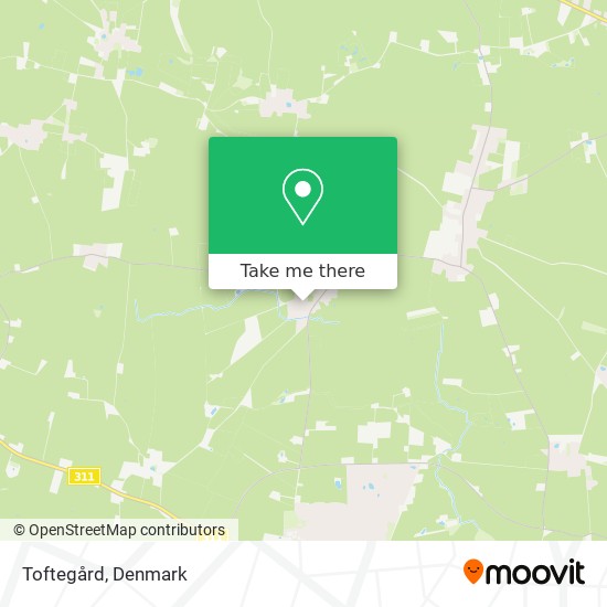 Toftegård map
