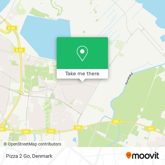 Pizza 2 Go map