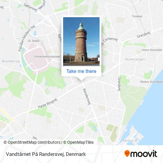 Vandtårnet På Randersvej map