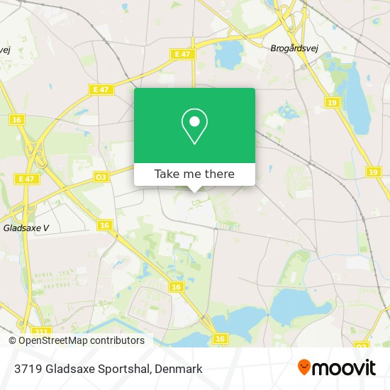 3719 Gladsaxe Sportshal map