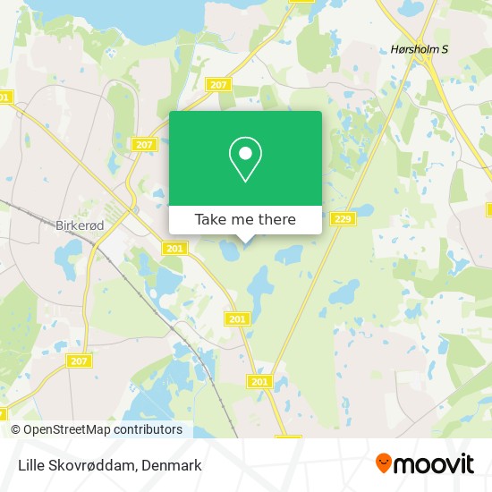 Lille Skovrøddam map