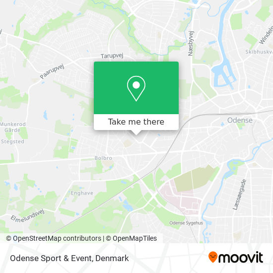 Odense Sport & Event map