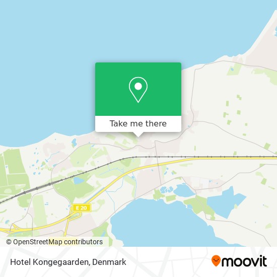 Hotel Kongegaarden map