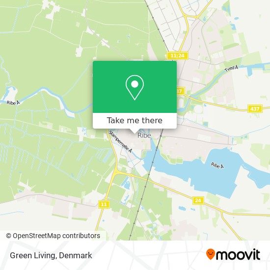 Green Living map