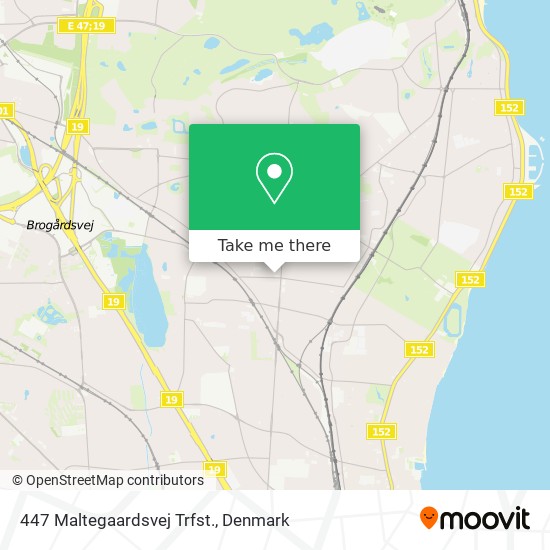 447 Maltegaardsvej Trfst. map