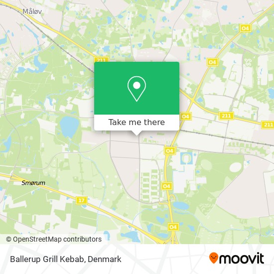 Ballerup Grill Kebab map