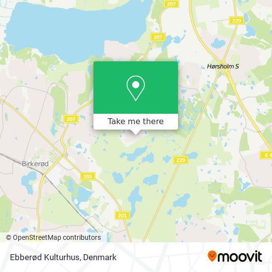 Ebberød Kulturhus map
