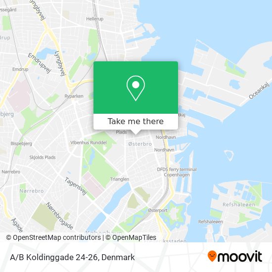 A/B Koldinggade 24-26 map