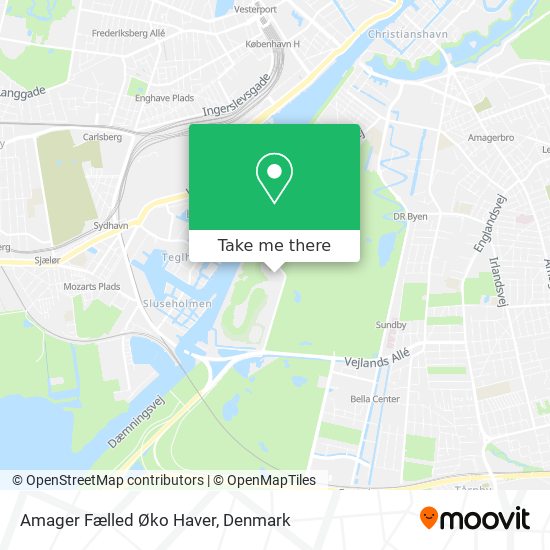 Amager Fælled Øko Haver map