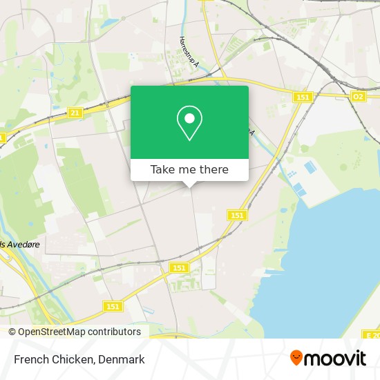 French Chicken map