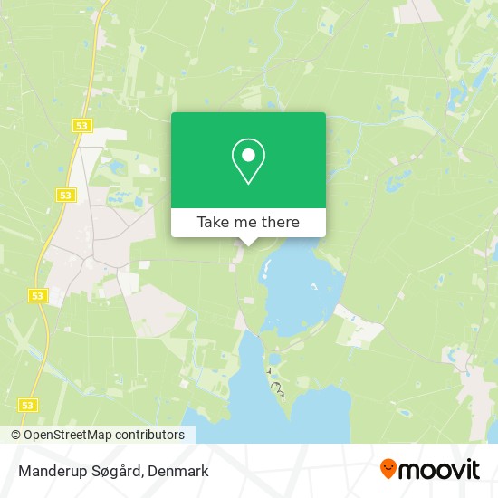 Manderup Søgård map