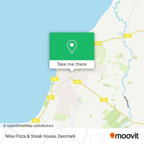 Nibe Pizza & Steak House map