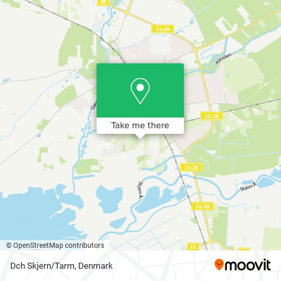 Dch Skjern/Tarm map