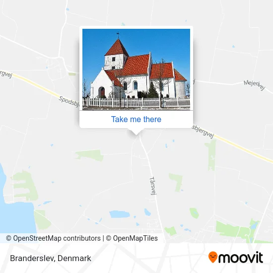 Branderslev map