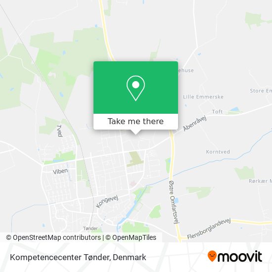 Kompetencecenter Tønder map