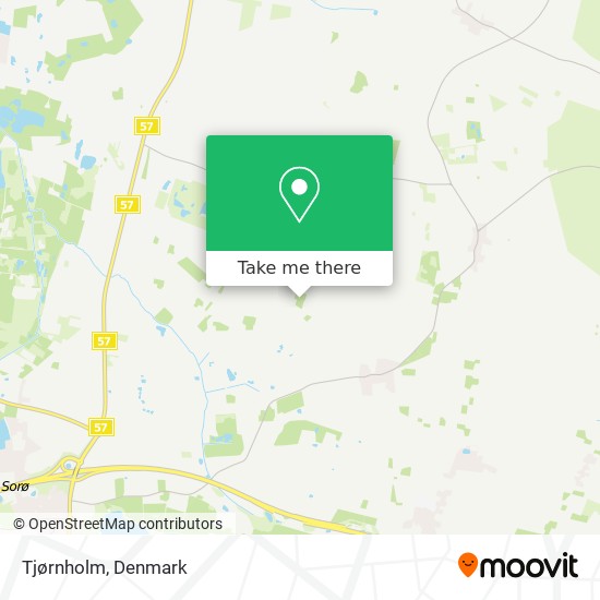 Tjørnholm map