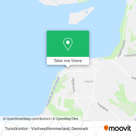 Turistkontor - Visitvesthimmerland map