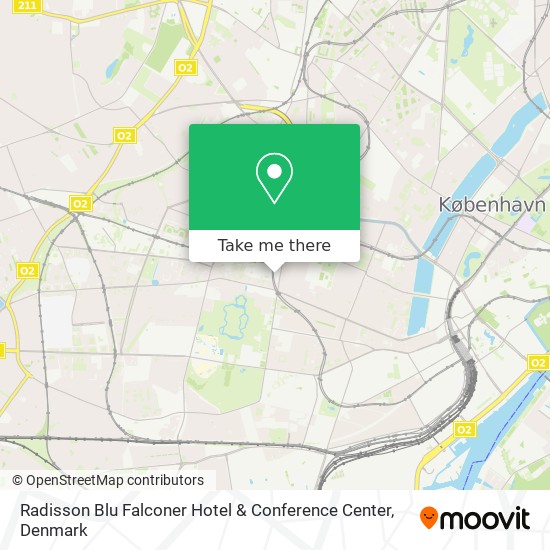 Radisson Blu Falconer Hotel & Conference Center map