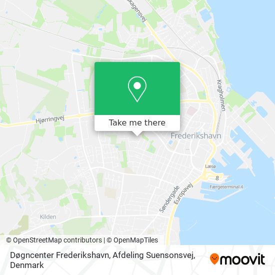 Døgncenter Frederikshavn, Afdeling Suensonsvej map
